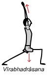 virabhadrasana